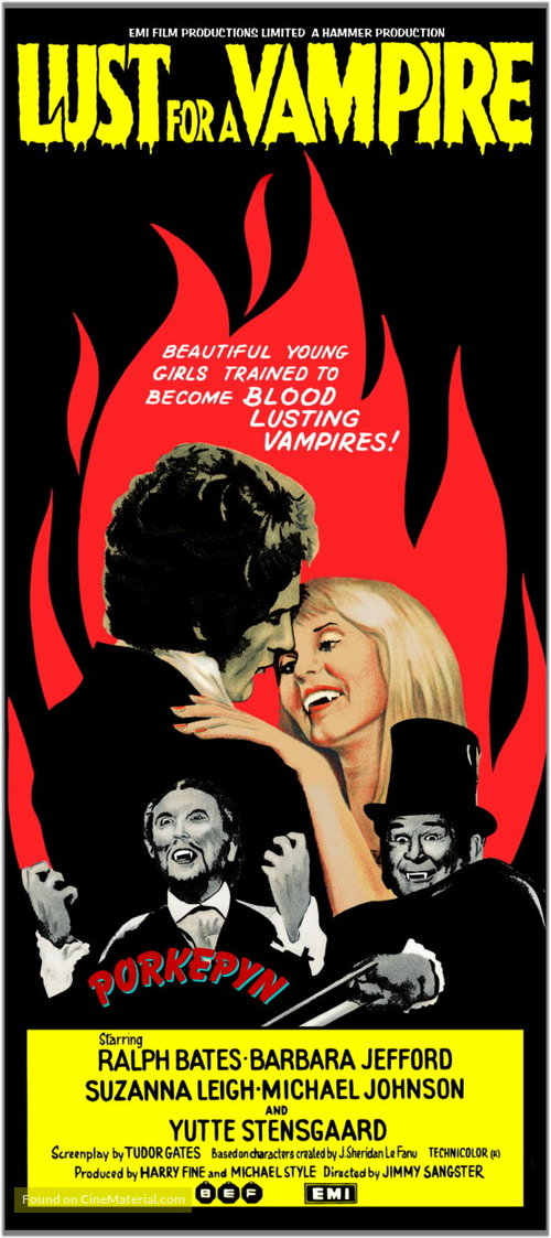 Lust for a Vampire - British Movie Poster
