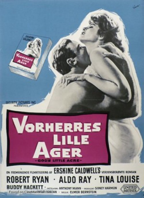 God&#039;s Little Acre - Danish Movie Poster