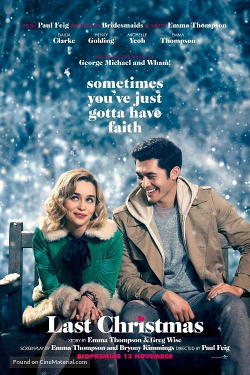 Last Christmas - Swedish Movie Poster