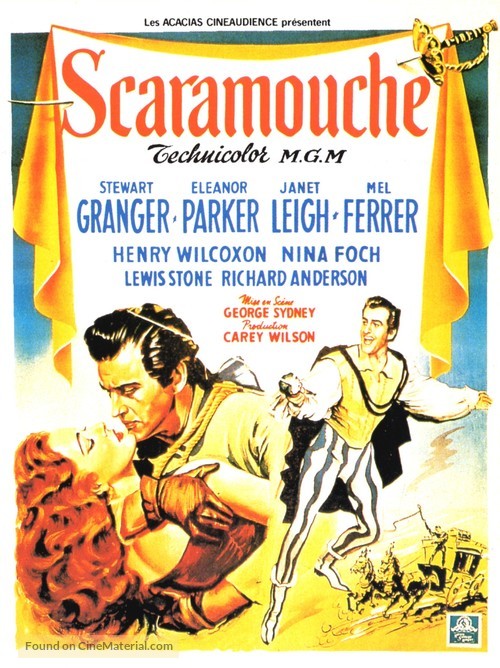 Scaramouche - French Re-release movie poster