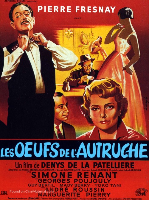 Les oeufs de l&#039;autruche - French Movie Poster