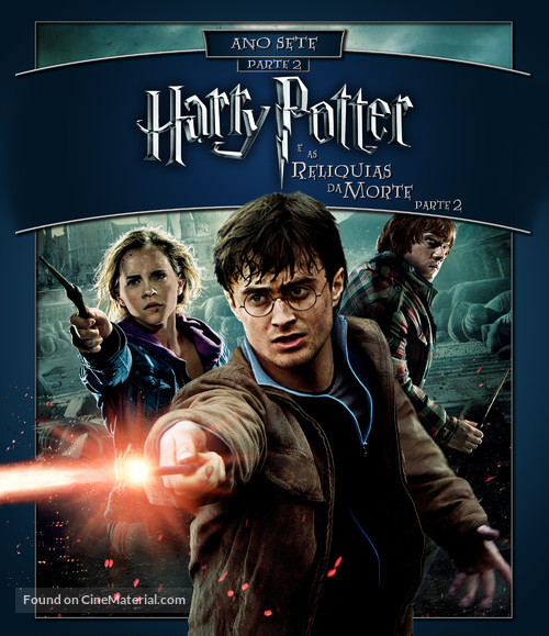 Harry Potter and the Deathly Hallows - Part 2 - Brazilian Blu-Ray movie cover