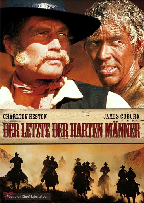 The Last Hard Men - German DVD movie cover