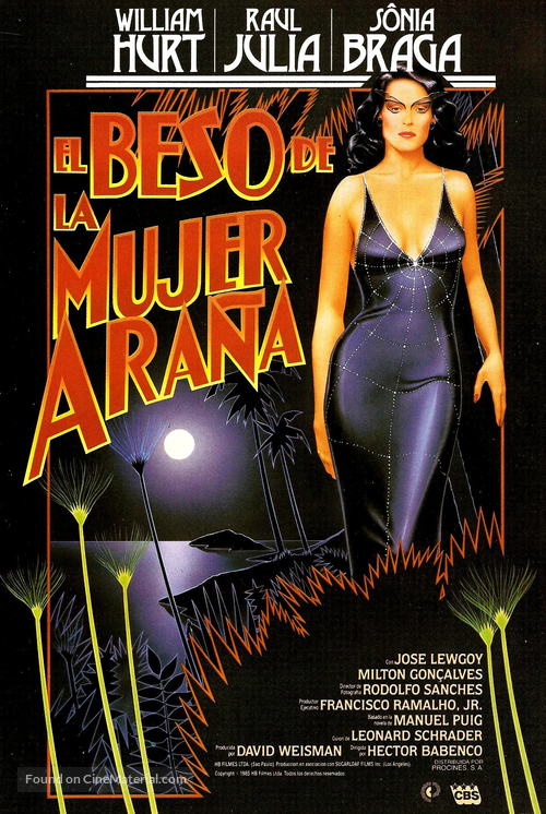 Kiss of the Spider Woman - Spanish Movie Poster