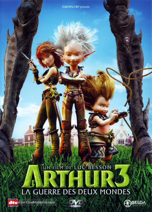 Arthur et la guerre des deux mondes - Belgian DVD movie cover