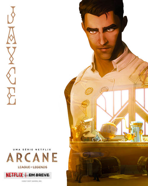 &quot;Arcane: League of Legends&quot; - Brazilian Movie Poster