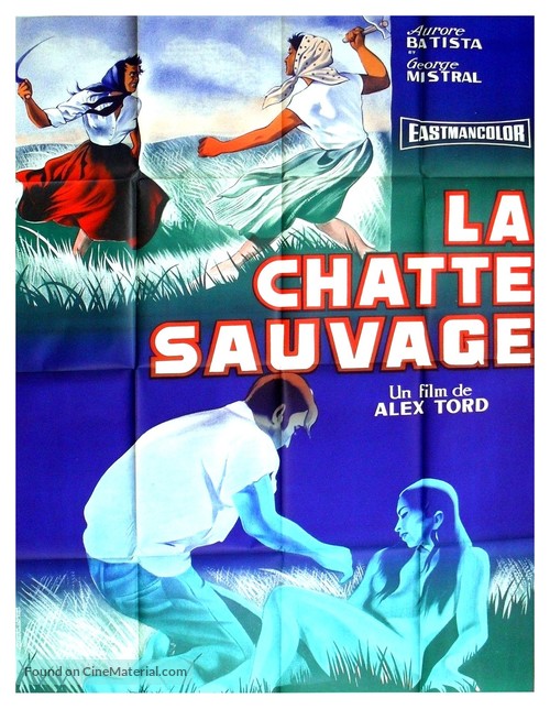 La gata - French Movie Poster