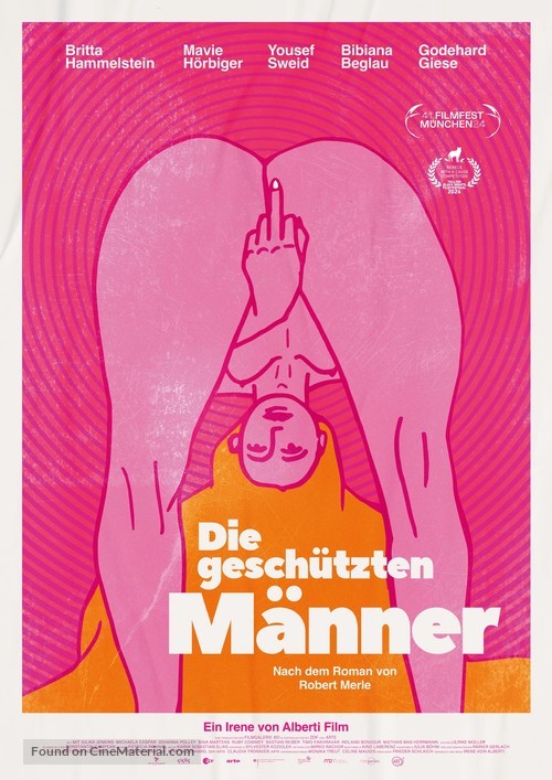 Die gesch&uuml;tzten M&auml;nner - German Movie Poster