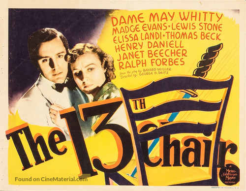 The Thirteenth Chair - Movie Poster