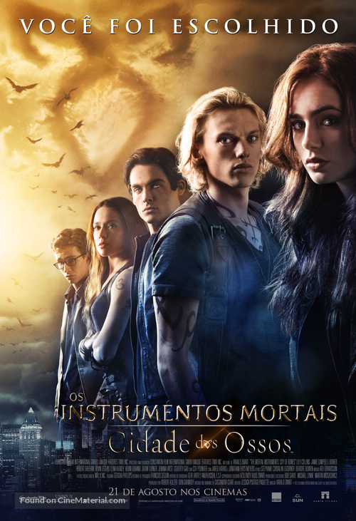 The Mortal Instruments: City of Bones - Brazilian Movie Poster