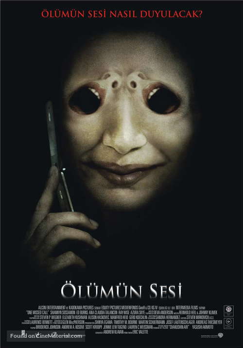 One Missed Call - Turkish Movie Poster