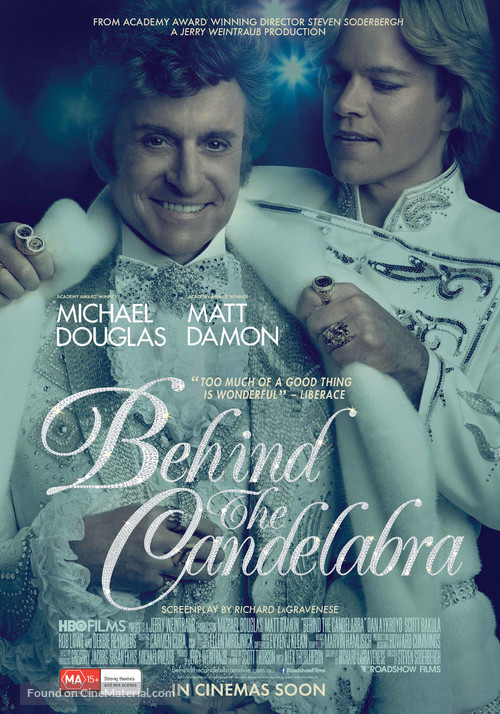 Behind the Candelabra - Australian Movie Poster