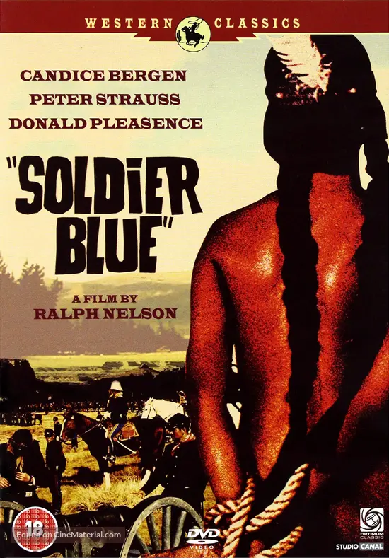 Soldier Blue - British DVD movie cover