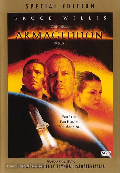 Armageddon - Finnish DVD movie cover