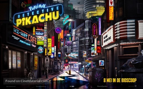 Pok&eacute;mon: Detective Pikachu - Dutch Movie Poster