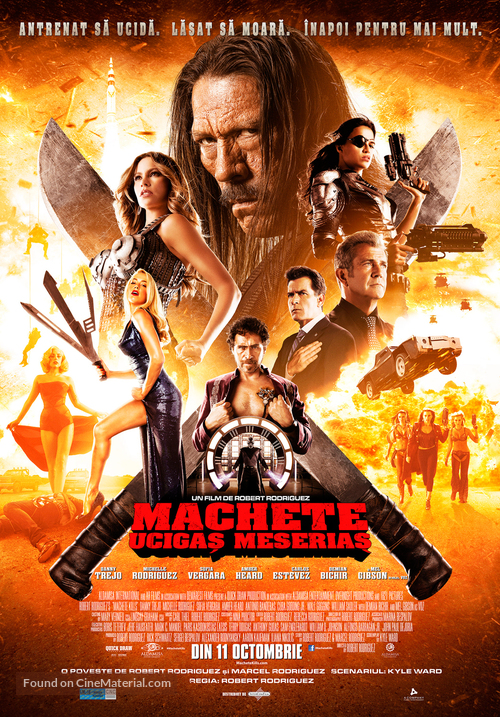 Machete Kills - Romanian Movie Poster