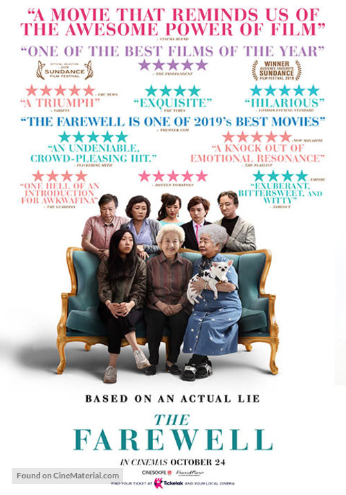 The Farewell -  Movie Poster