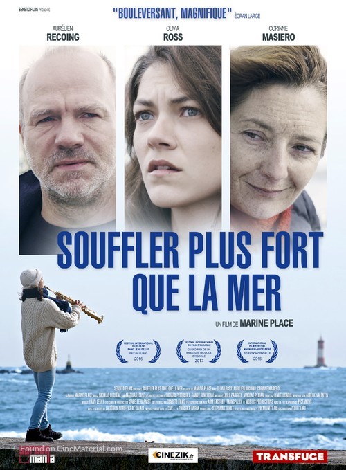 Souffler plus fort que la mer - French Movie Poster