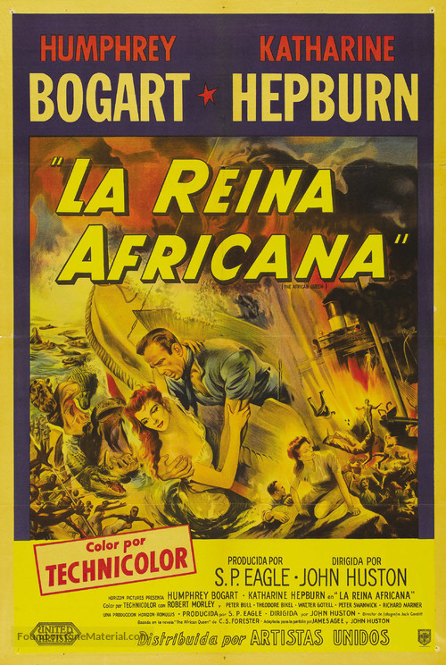 The African Queen - Argentinian Movie Poster