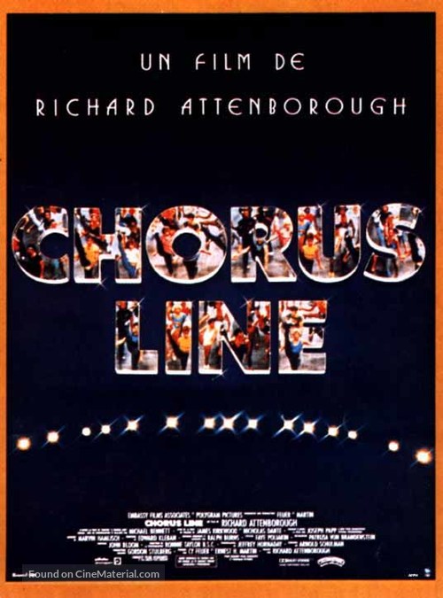 A Chorus Line - French Movie Poster