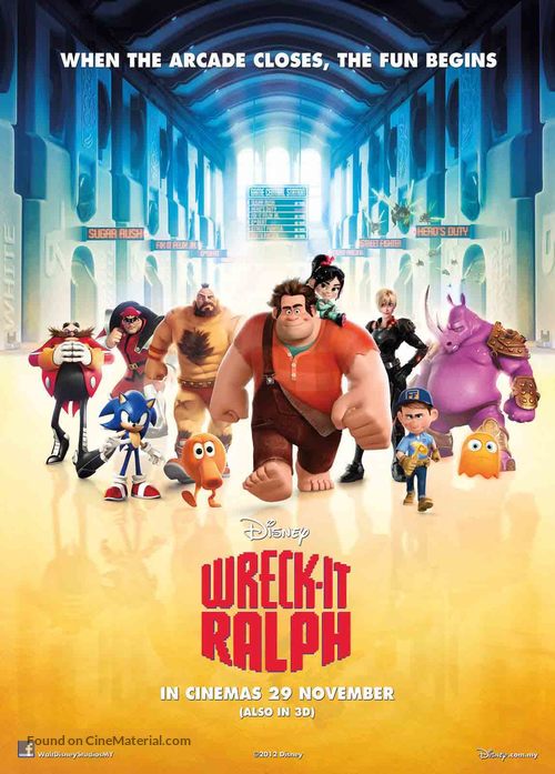 Wreck-It Ralph - Malaysian Movie Poster