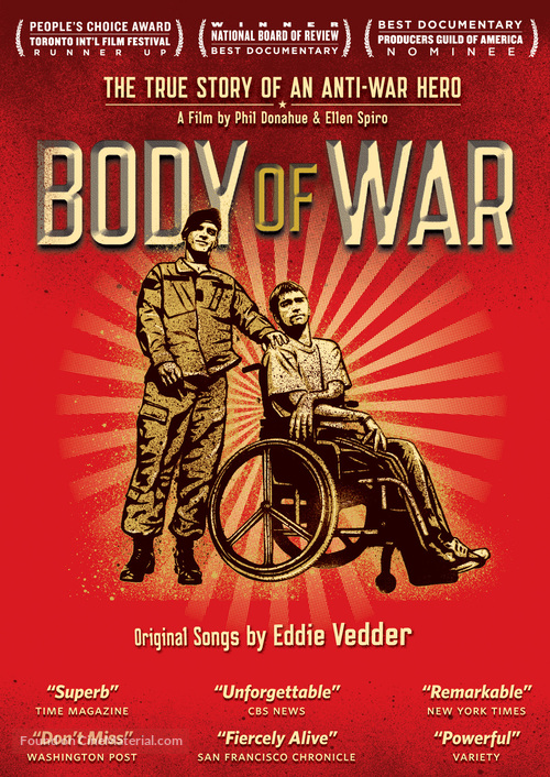 Body of War - DVD movie cover