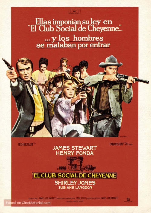 The Cheyenne Social Club - Spanish Movie Poster