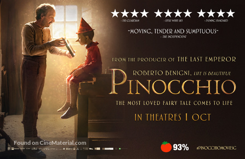 Pinocchio - Singaporean Movie Poster