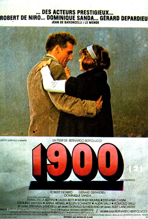 Novecento - French Movie Poster