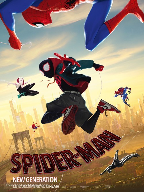 Spider-Man: Into the Spider-Verse - French Movie Poster