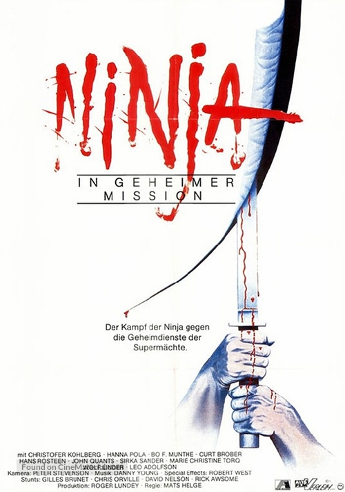 The Ninja Mission - German Movie Poster