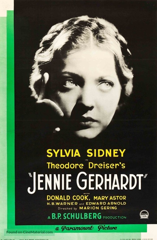 Jennie Gerhardt - Movie Poster