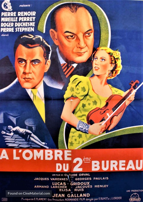 Nadia la femme traquée (1940) French movie poster