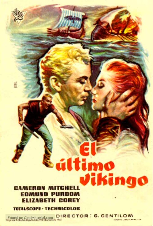 Ultimo dei Vikinghi, L&#039; - Spanish Movie Poster
