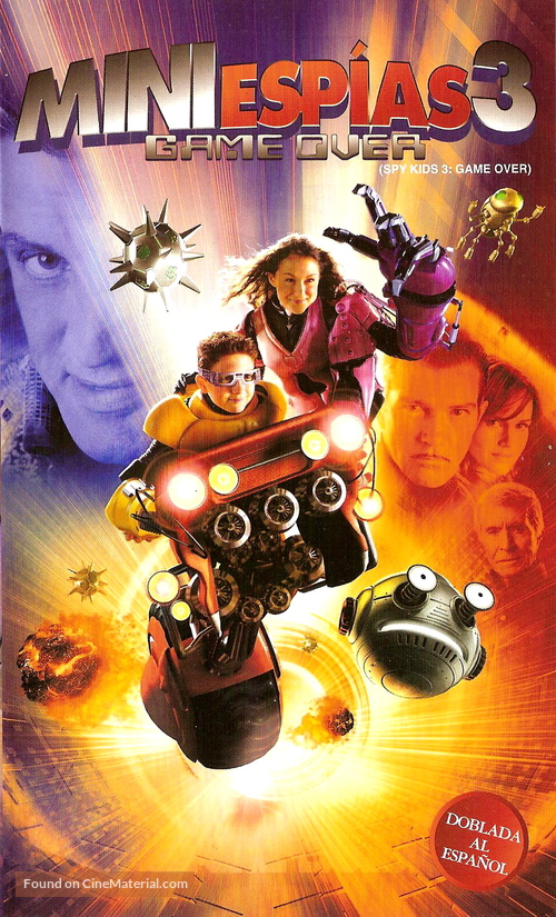 SPY KIDS 3-D : GAME OVER - Argentinian VHS movie cover