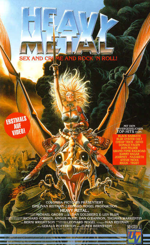 Heavy Metal - German VHS movie cover