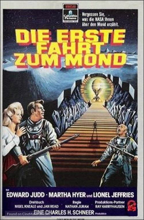 First Men in the Moon - German Movie Poster