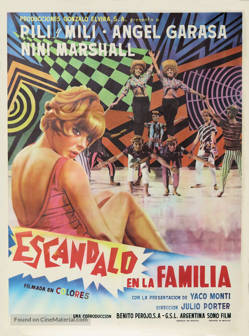 Esc&aacute;ndalo en la familia - Mexican Movie Poster