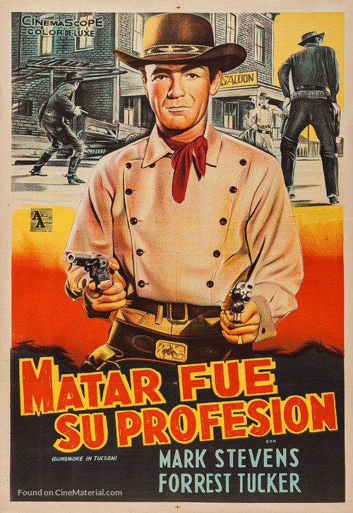 Gunsmoke in Tucson - Argentinian Movie Poster