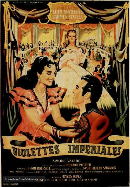 Violetas imperiales - French Movie Poster