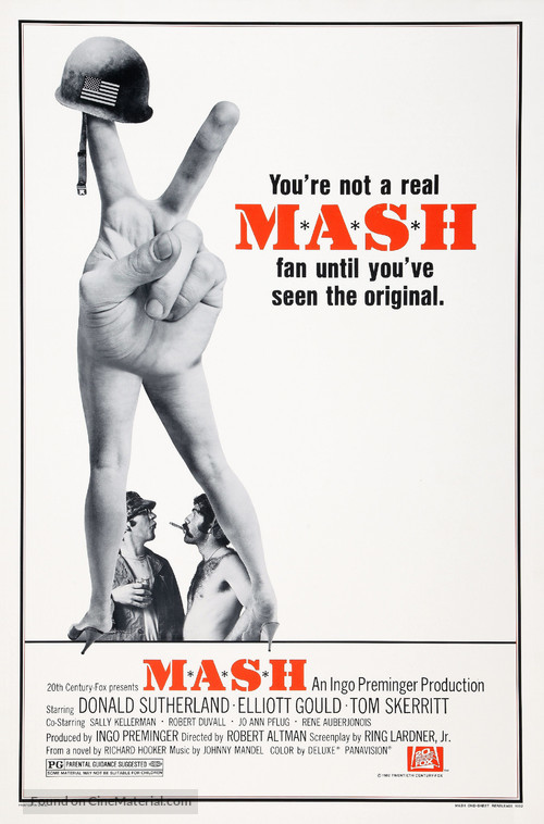 MASH - Re-release movie poster