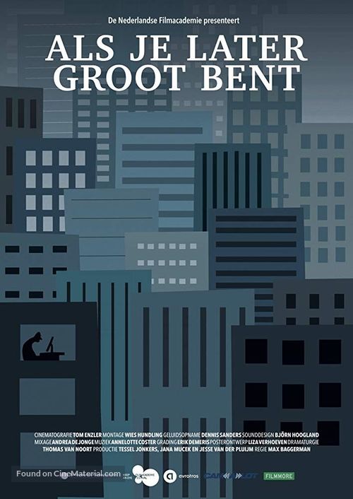 Als je later groot bent - Dutch Movie Poster