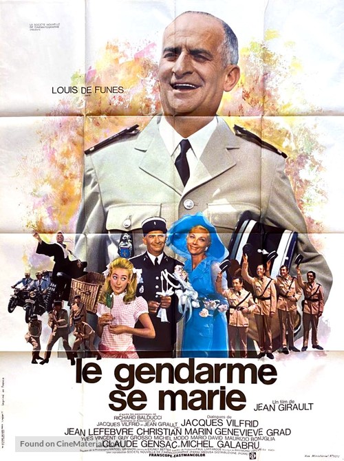 Le gendarme se marie - French Movie Poster