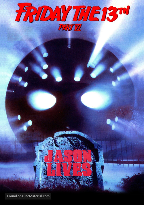 Friday the 13th Part VI: Jason Lives - DVD movie cover