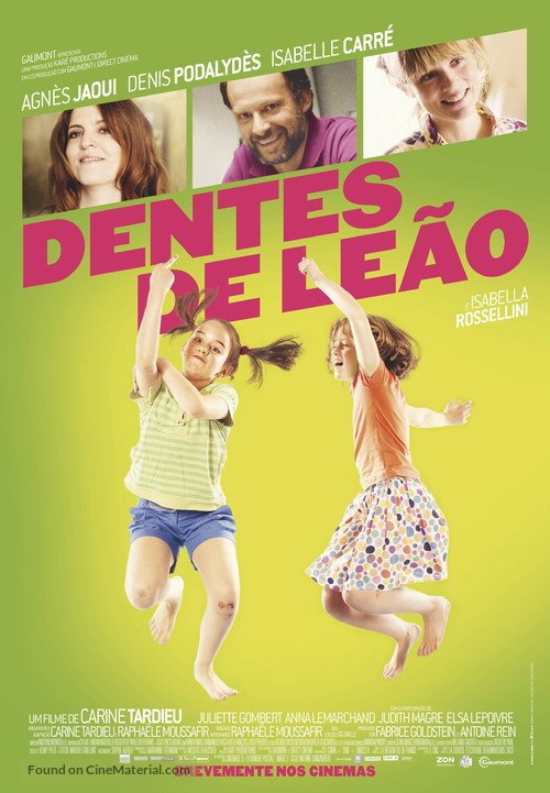 Du vent dans mes mollets - Portuguese Movie Poster
