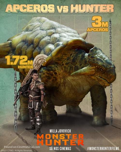 Monster Hunter - Portuguese Movie Poster