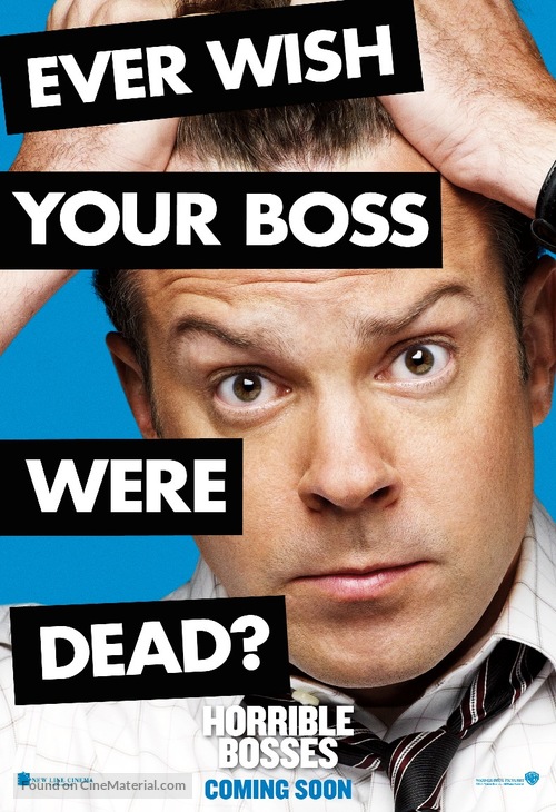 Horrible Bosses - British Movie Poster