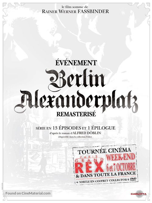 &quot;Berlin Alexanderplatz&quot; - French DVD movie cover
