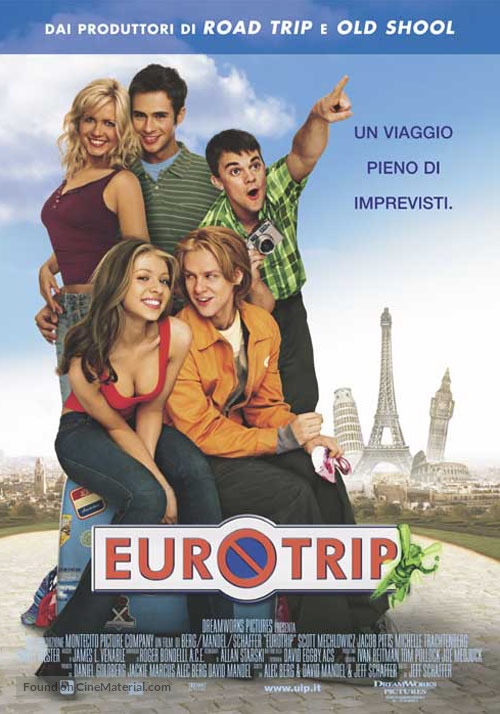 EuroTrip - Italian Theatrical movie poster