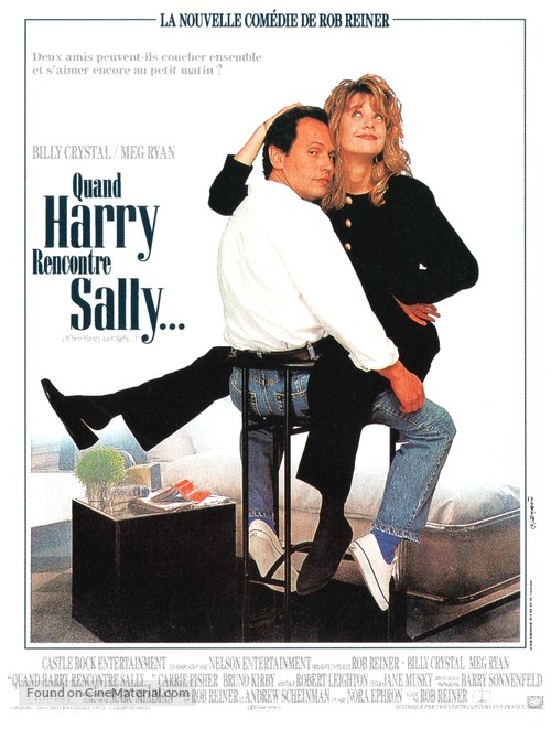 When Harry Met Sally... - French Movie Poster